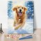 Paint by Numbers for Adults Kids Beginner Golden Retriever Paint by Number Kit Dog Adult Paint by Number Kits On Canvas Acrylic Paint